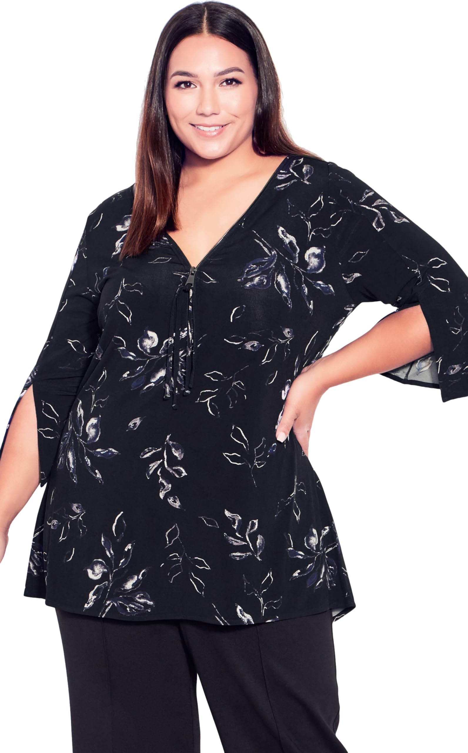 AVENUE Plus Size Top Luella Blusas para Mujer