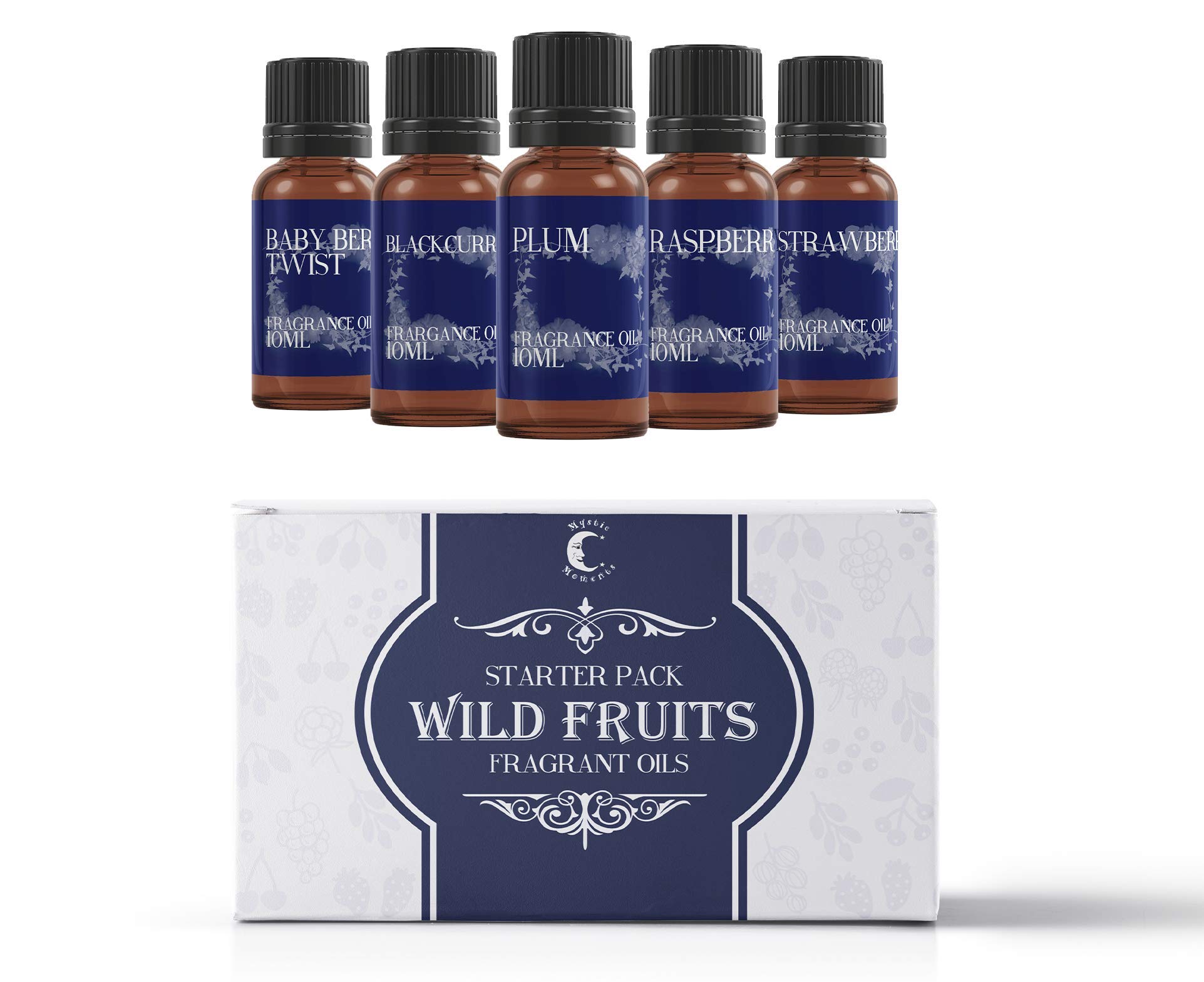 Mystic Moments | Fragrant Oil Starter Pack - Wild Fruit Oils - 5 x 10ml