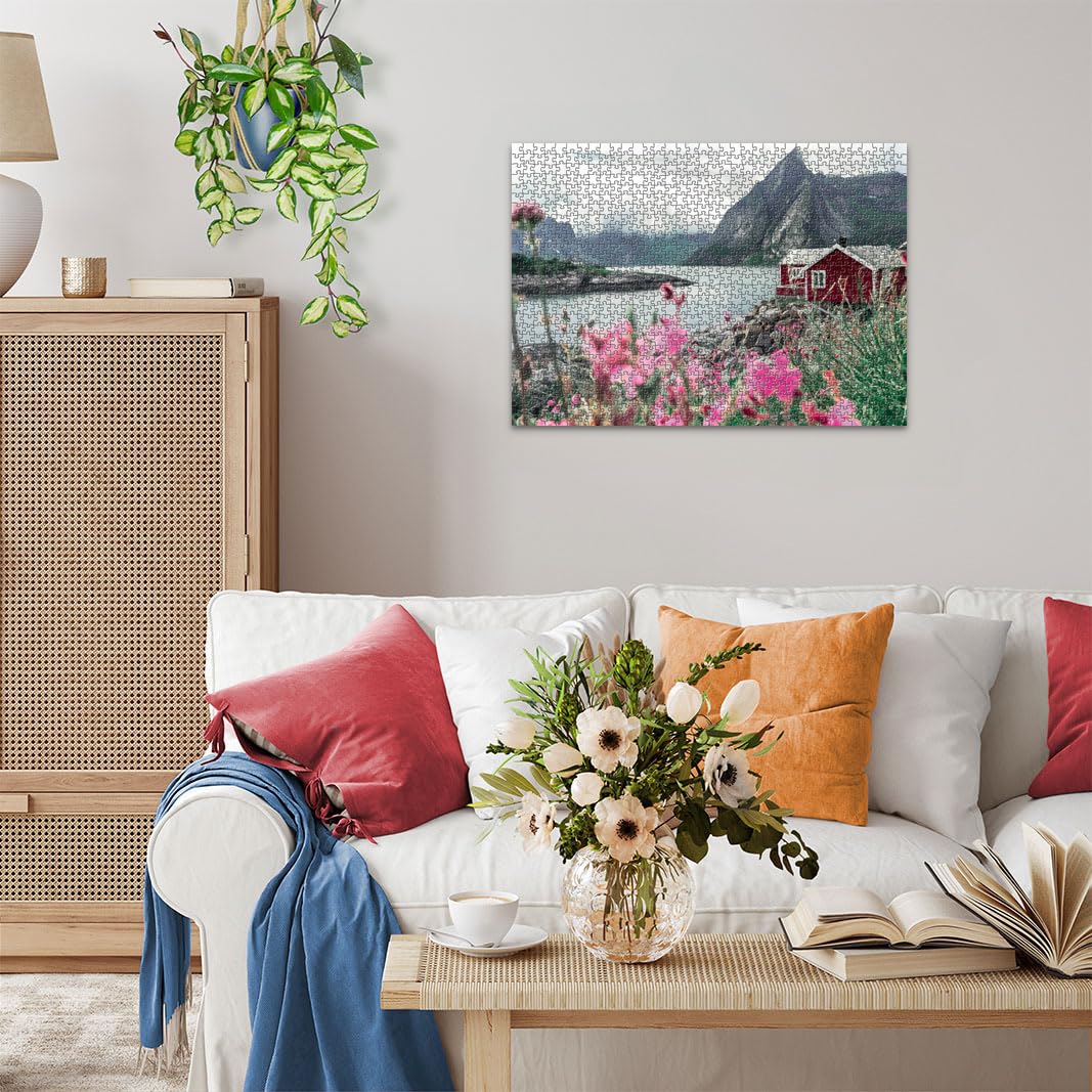 Ravensburger 12000112 - Lofoten, Norway - 1000 pieces jigsaw puzzle - Puzzle for adults and kids age 14 years up, jigsaw puzzles Norway - Image 4