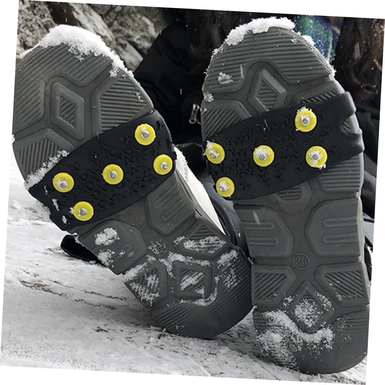 Beavorty Cubrezapatos Antideslizantes Hiking Y Flexible Protección Antideslizante Hombres Y Mujeres