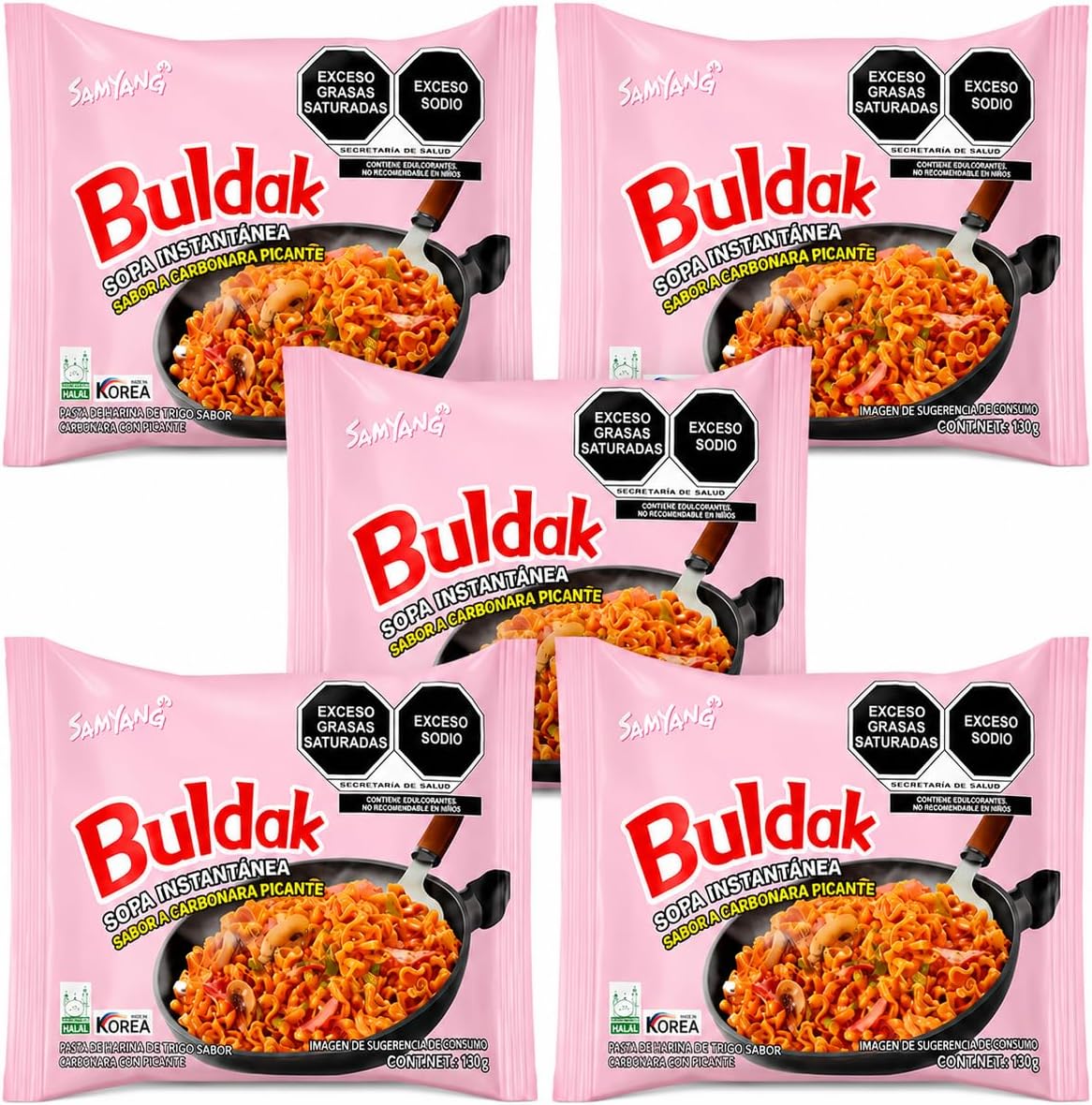 Hot chicken stir fried ramen noodle, Carbo 5 pk, 22.9 Ounce (Ven-VND15-140)