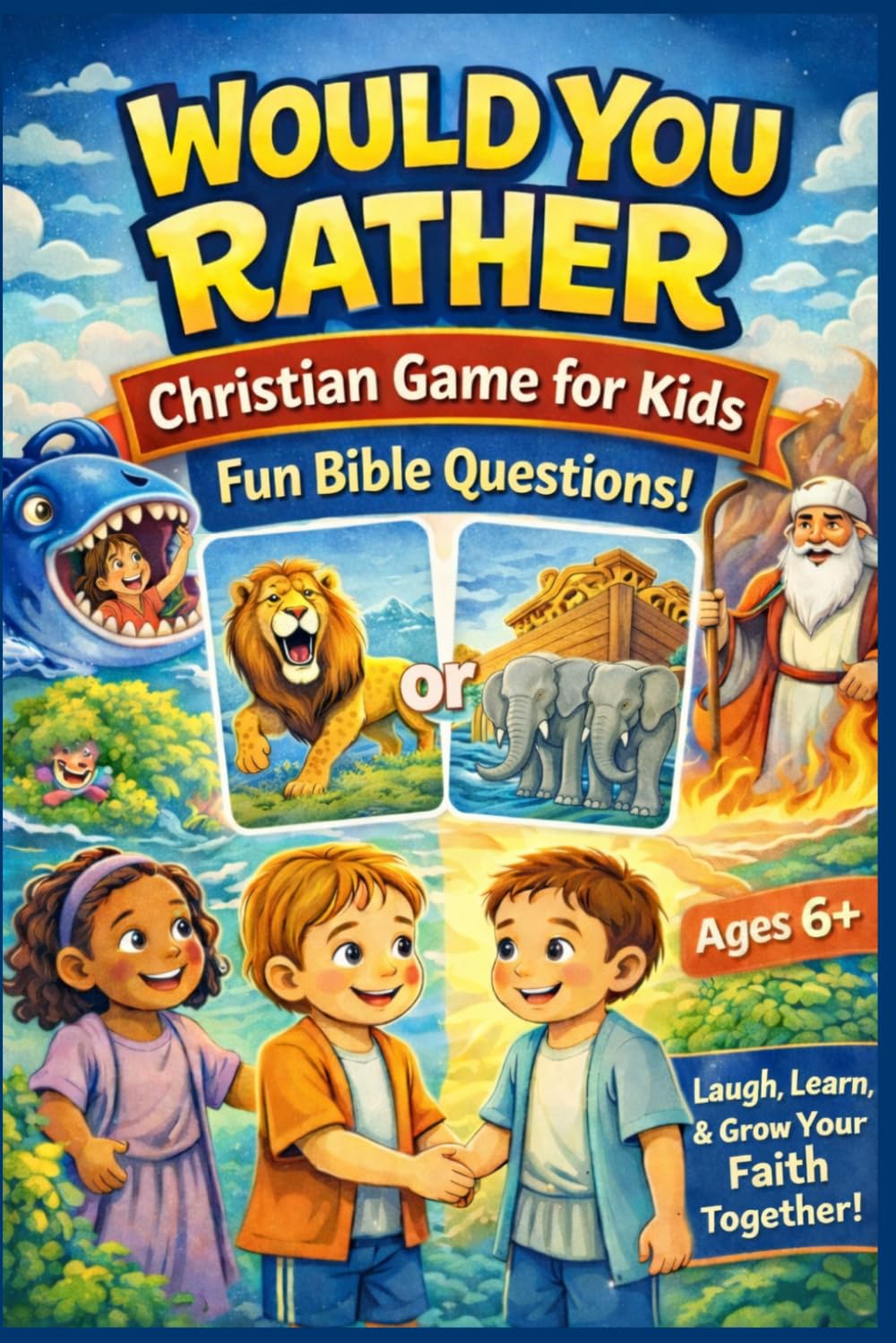 Would You Rather Christian Game For Kids: A Bible Game Packed with Fun Questions to Build Faith, Encourage Kindness, and Spark Meaningful Conversations