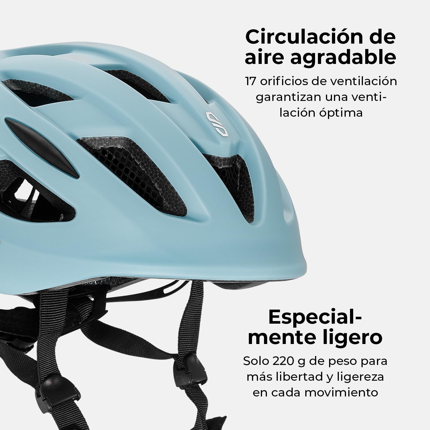 Puky Casco de Bicicleta Infantil de 48 – 55 cm, Peso Ligero 220 g, máxima protección y ventilación, Visibilidad de 360° Mediante módulo de luz, Ideal para Seguridad y Comodidad en la Bicicleta