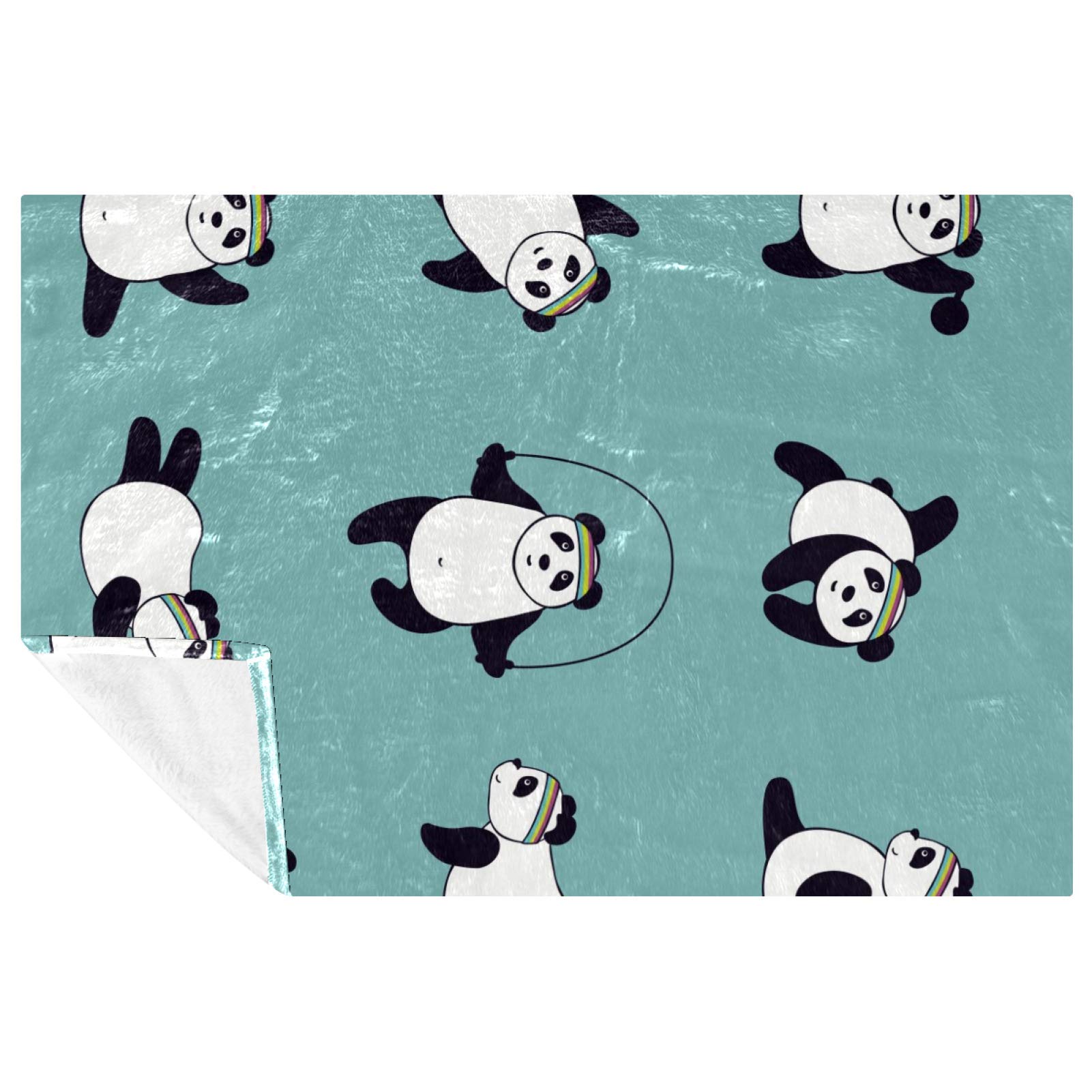 Couverture douce Kongfu contre le froid plaid chaud polyvalent lit et canapé