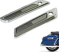 Vista 17 de Insertos de reflector para alforja de sillín para bolsa de sillín Harley, cubierta de cierre para Touring Street Electra Road Glide 2014-2024