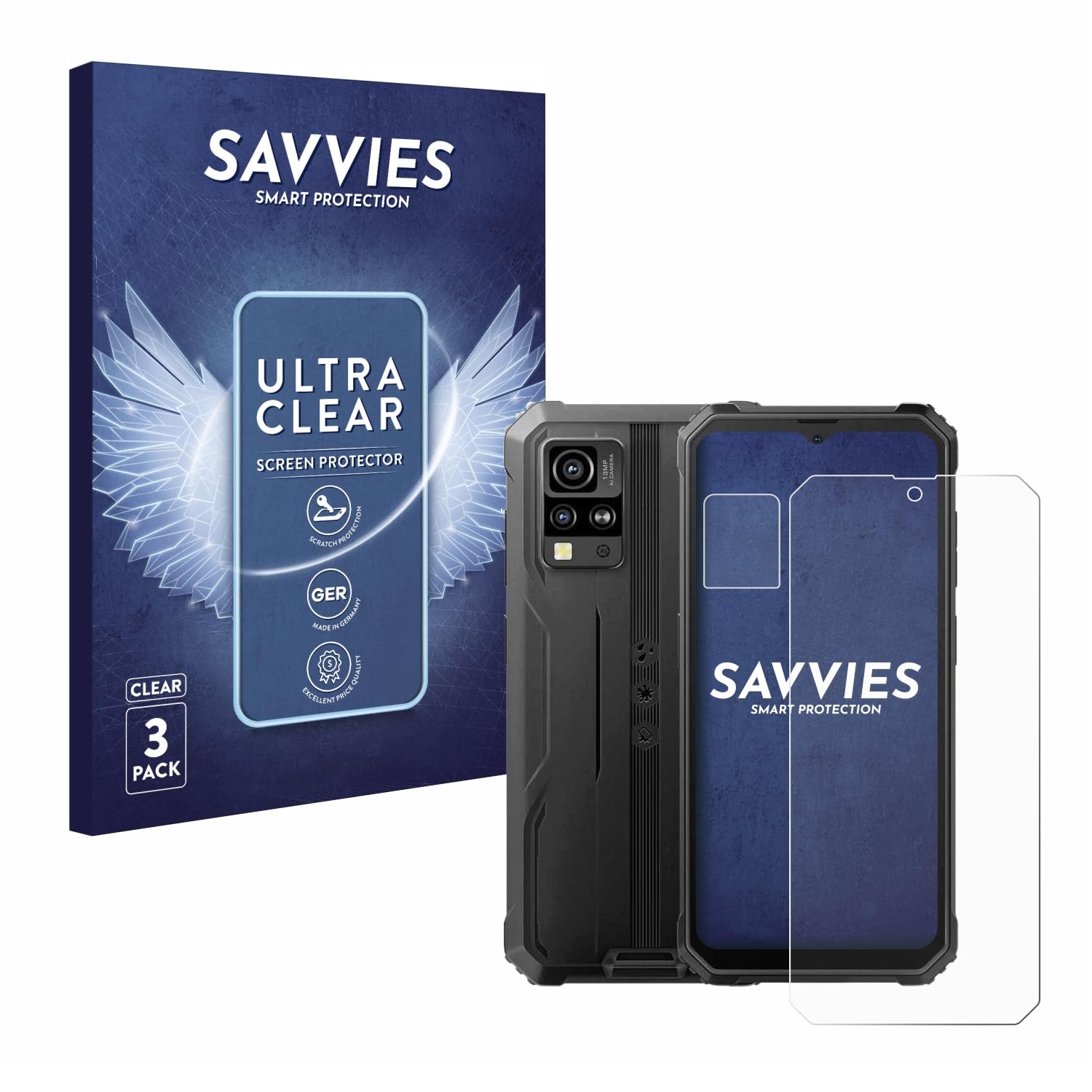 savvies 6 Pezzi Pellicola Protettiva per Huawei Mate 20 Pro (SOLO Fotocamera) Protezione Schermo Trasparente