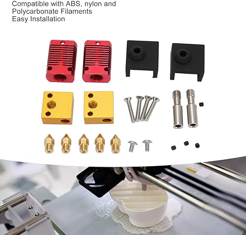 Miniatura 3 de Diyeeni Para Ender 3 para Ender 3 V2 para Ender 3 Pro 3D Impresora Montada Extrusora MK8 Kit de boquillas Extrusora Kit de Extrusora con 12