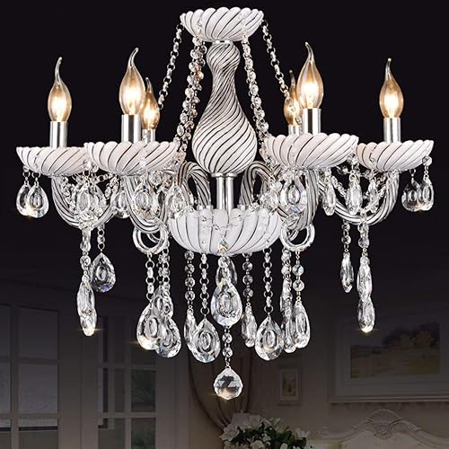 Miniatura 1 de Machine Moderna lámpara de araña de cristal para pasillo, cocina, comedor, dormitorio, lustre para cuarto de 6810 luz interior candelabro brillante