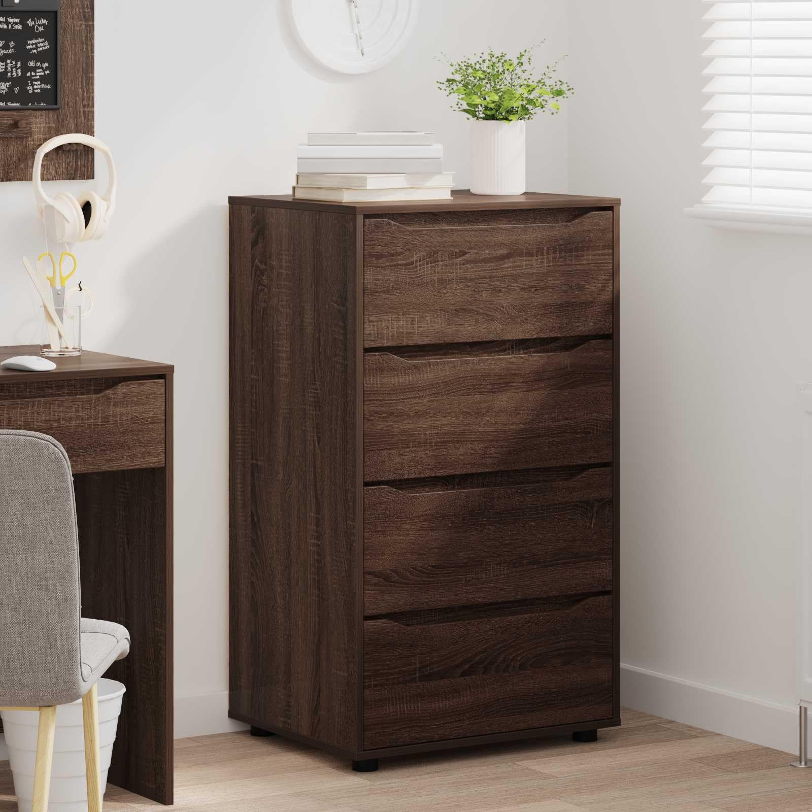 Armadietto portaoggetti 60 x 48 x 105 cm, legno di ingegneria