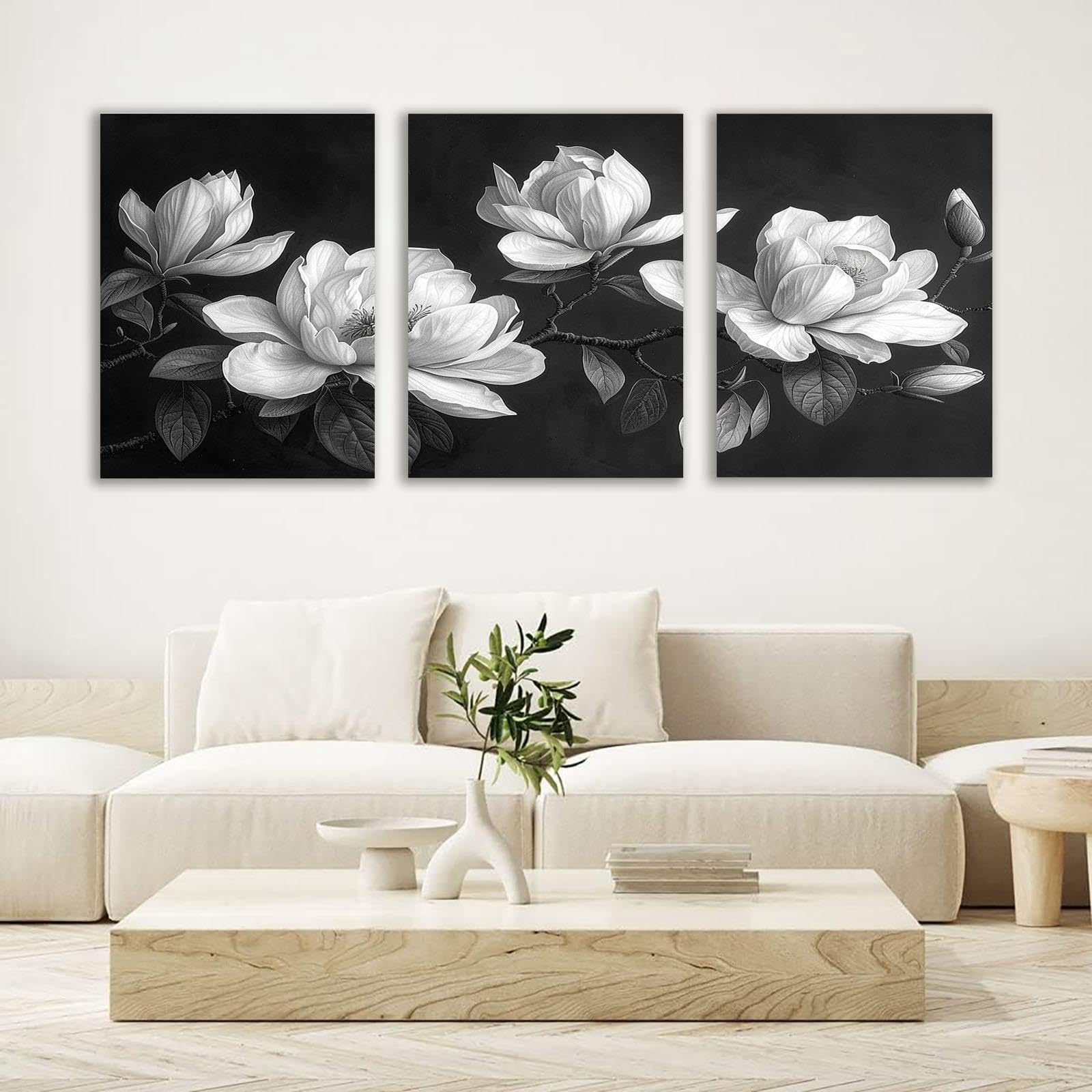 Amazon.com: EQOBKYE Flower Art Wall Decor nature flower art wall