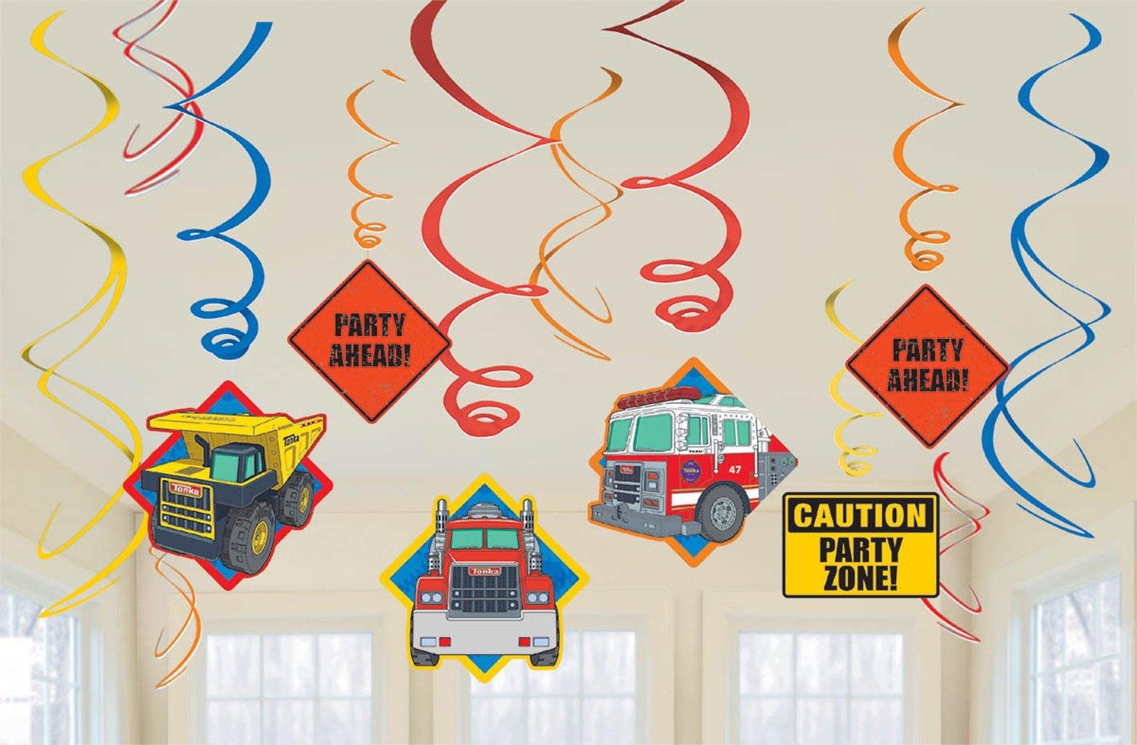 amscan – Decoraciones de Remolino de Tonka