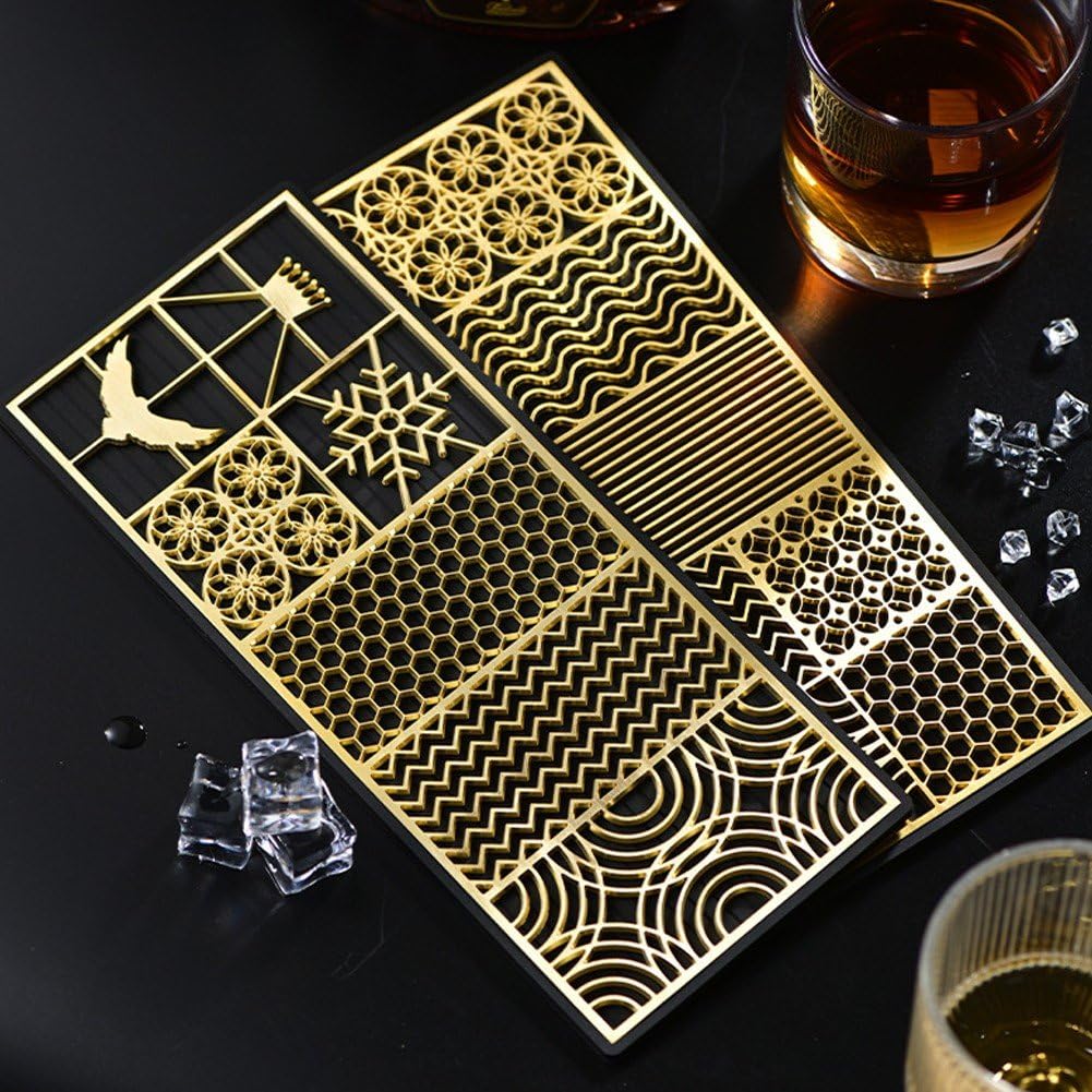 Eiswürfel-Design-tablett, Transparentes Eisstempel-tablett, Moderne Eiswürfelformen Für Bourbon-Cocktails, Eiswürfel-Stempel, Barkeeper-zubehör Für Klare EIS-Cocktails Und Whisky