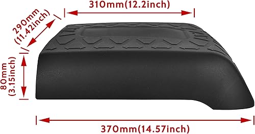 Miniatura 6 de Funda de consola central para Ford F150 2015-2020, F250 F350 F450 2017-2022, Expedition 2018-2023, funda de caja de reposabrazos de elastómero