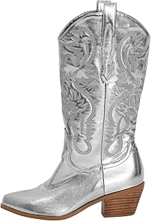 cheap silver boots