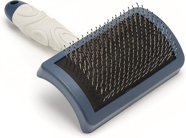 Mikki Hond Puppy Grooming Gebogen Hoofd Slicker Brush