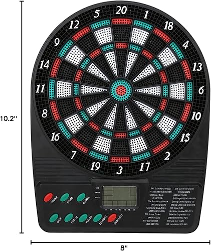 Miniatura 9 de Tablero de dardos electrónico, tablero de dardos suaves de alta confiabilidad, rendimiento estable, fabricación profesional simple, pantalla LCD