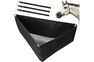 ASOOLL Corner Hay Feeder for Horses