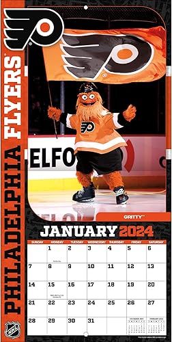 Miniatura 3 de NHL Mascots 2024 - Calendario de pared de 12 x 12 pulgadas