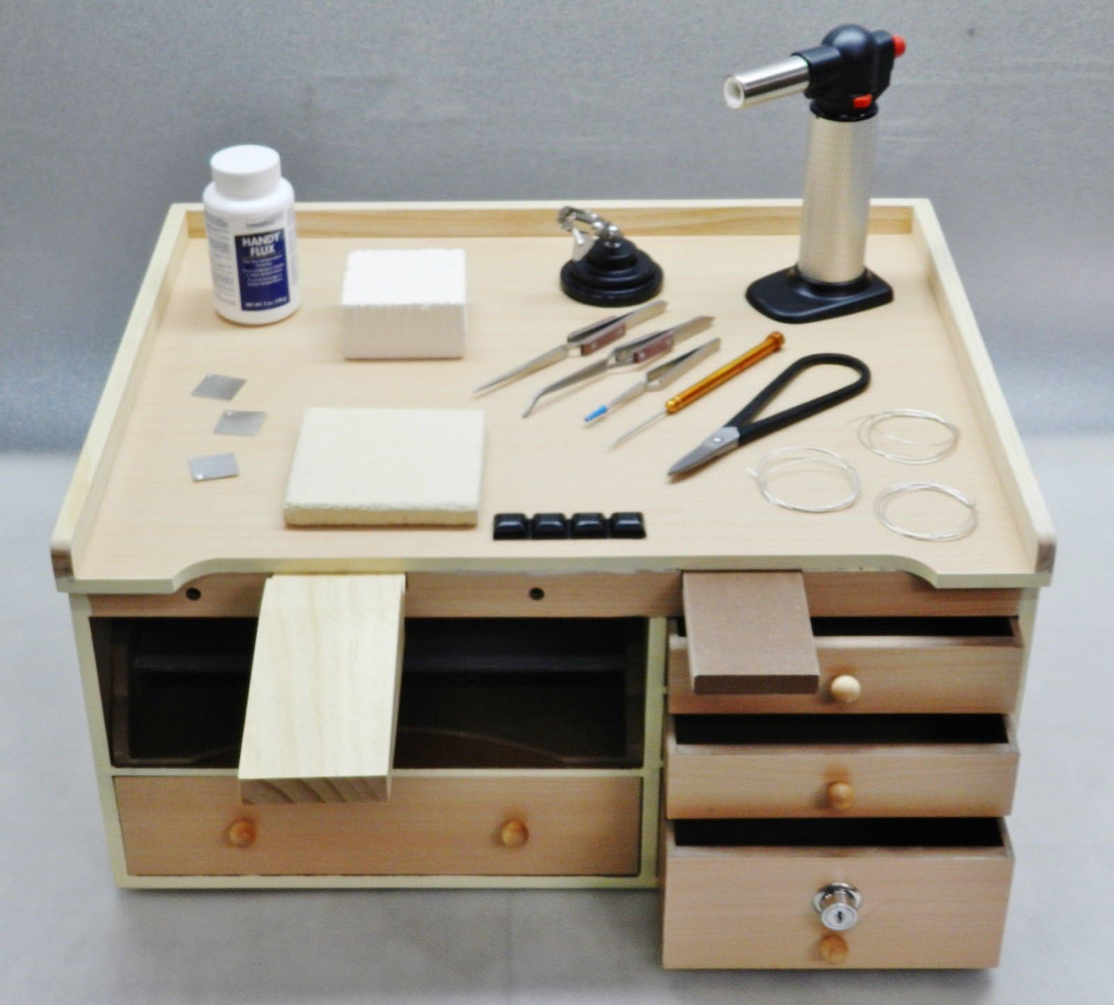 Workbench & Jewelry Soldering Tools Supplies Make Jewelry Solder & Repair Bench