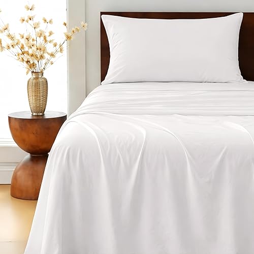 GOKOTTA Juego de sábanas individuales de 3 piezas, bolsillo profundo de 10 a 15 pulgadas, correas elásticas antideslizantes en las esquinas,