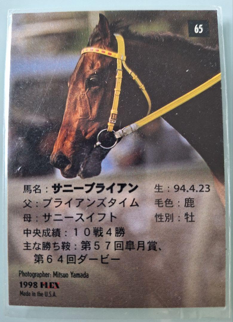 Amazon.co.jp: サニーブライアン G HORSE CARD／The Classic 1998