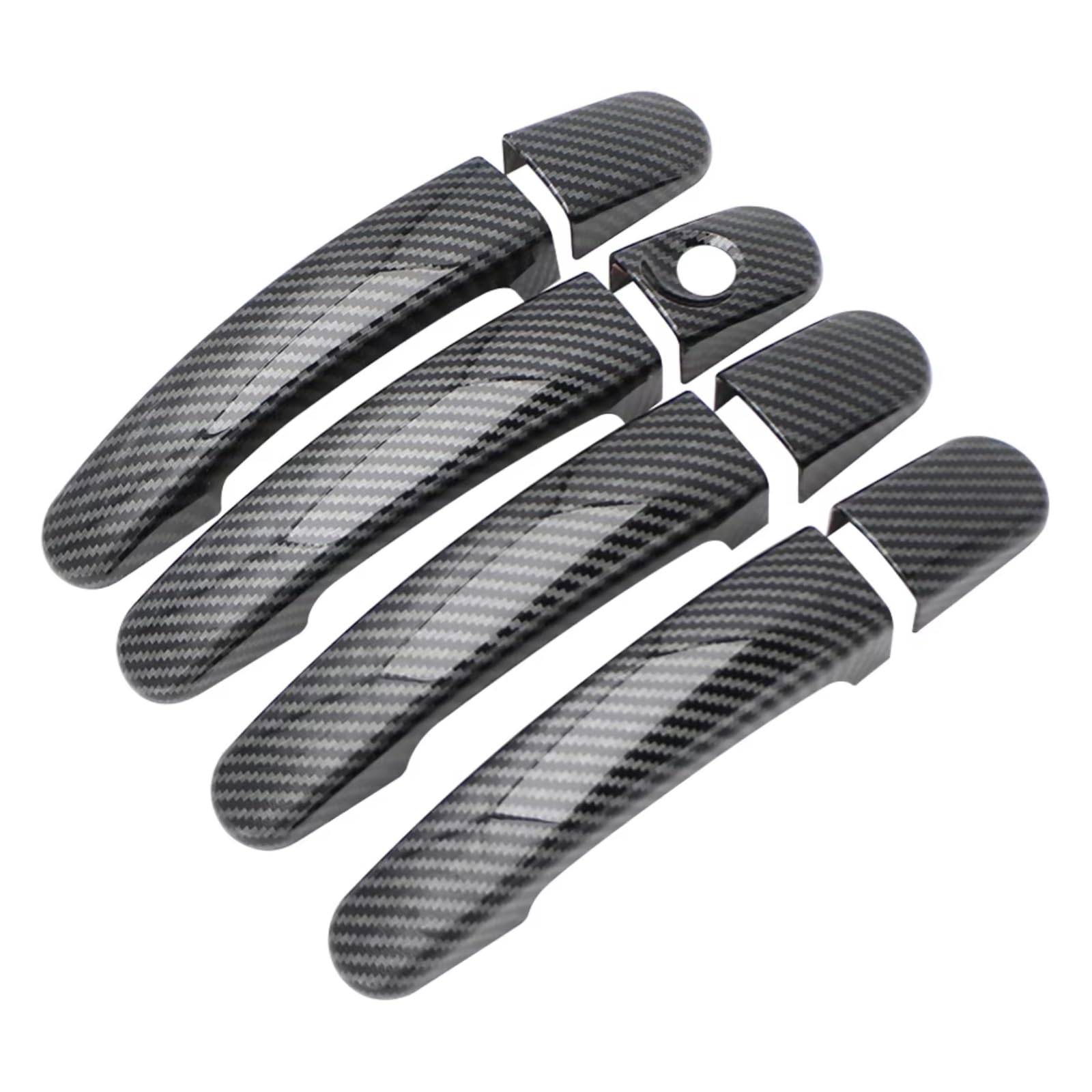 Iuyhgtr One Color Car Exterior Door Handle Compatible With For Focus 2 Mk2 2005 2006 2007-2011 For 3 Mk3 2012-2018 Car Door Handles Cover Sticker Trim Decoration Exterior
