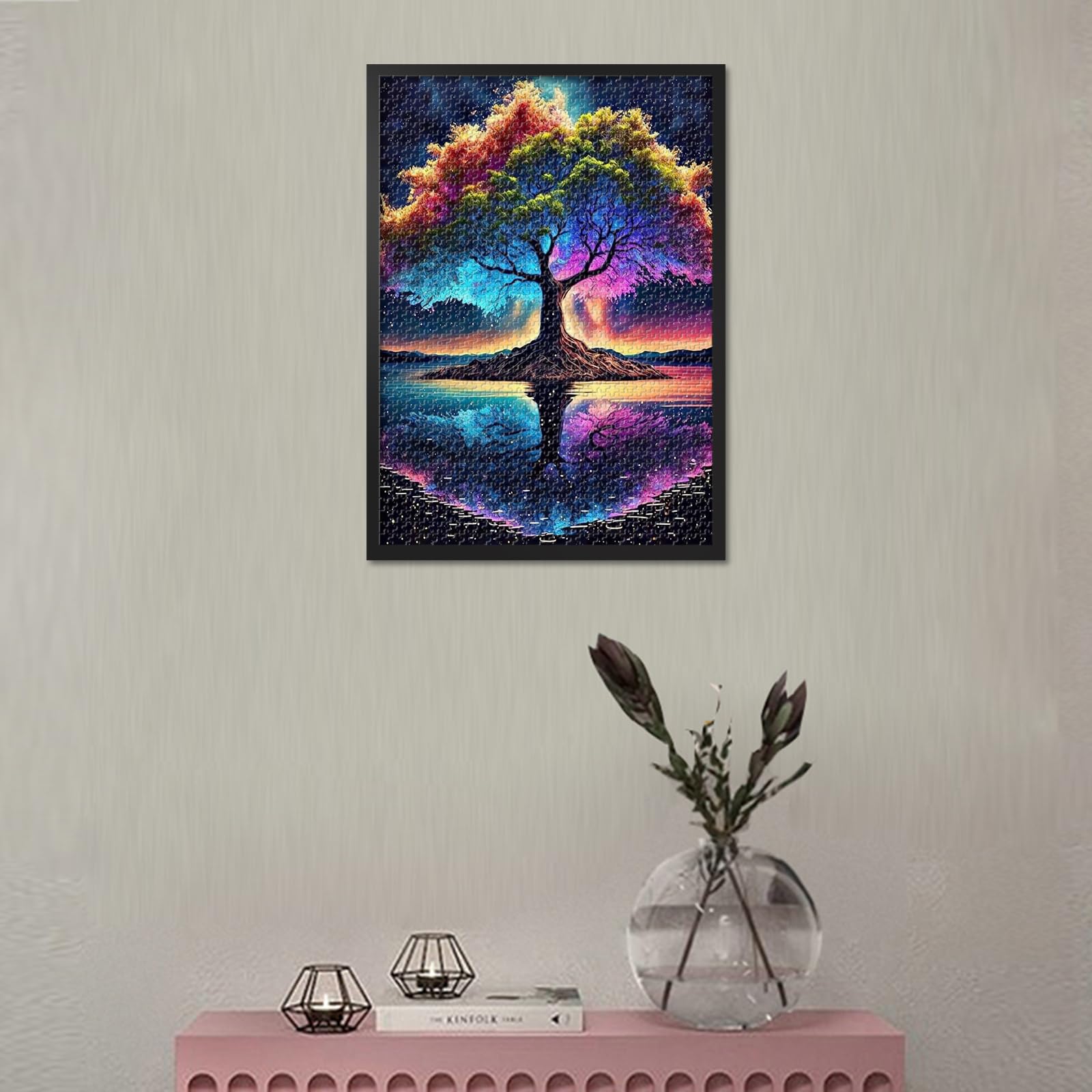 Puzzle Grosso 1000 Pezzi Adulti Magic_towers_the_nature_ Puzzle in Legno Puzzle Adulti Gioco Decorazioni la casa Arte Miglior Regalo Adulti e Bambini (50x75 cm