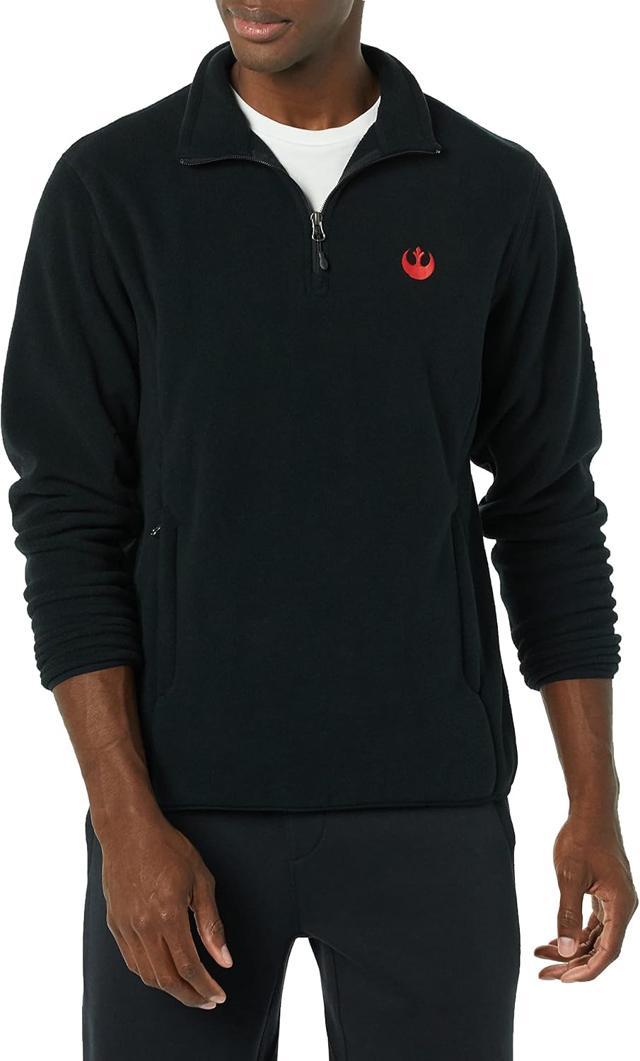 Amazon Essentials Disney | Marvel | Star Wars Men's Polar Fleece Quarter-Zip Mock Jackets - Image 4