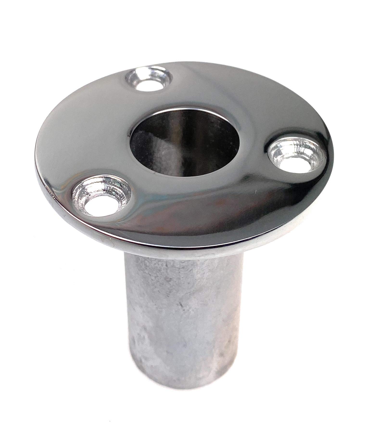 ARBO-INOX Rohrhalter für Persenning oder Sprayhood–Relingsfuß -auch als Bodenhülse oder Pfostenträger -Edelstahl AISI316 – 20–30 mm Rohr – Langlebiger Halt