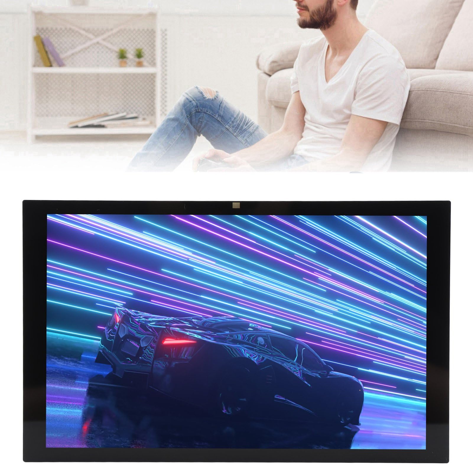 GOWENIC Zestaw 7-calowego Ekranu LCD Odpornego na Odciski Palców |Wyświetlacz Dotykowy 1280x800 dla Steam Deck IPS Łatwa Instalacja