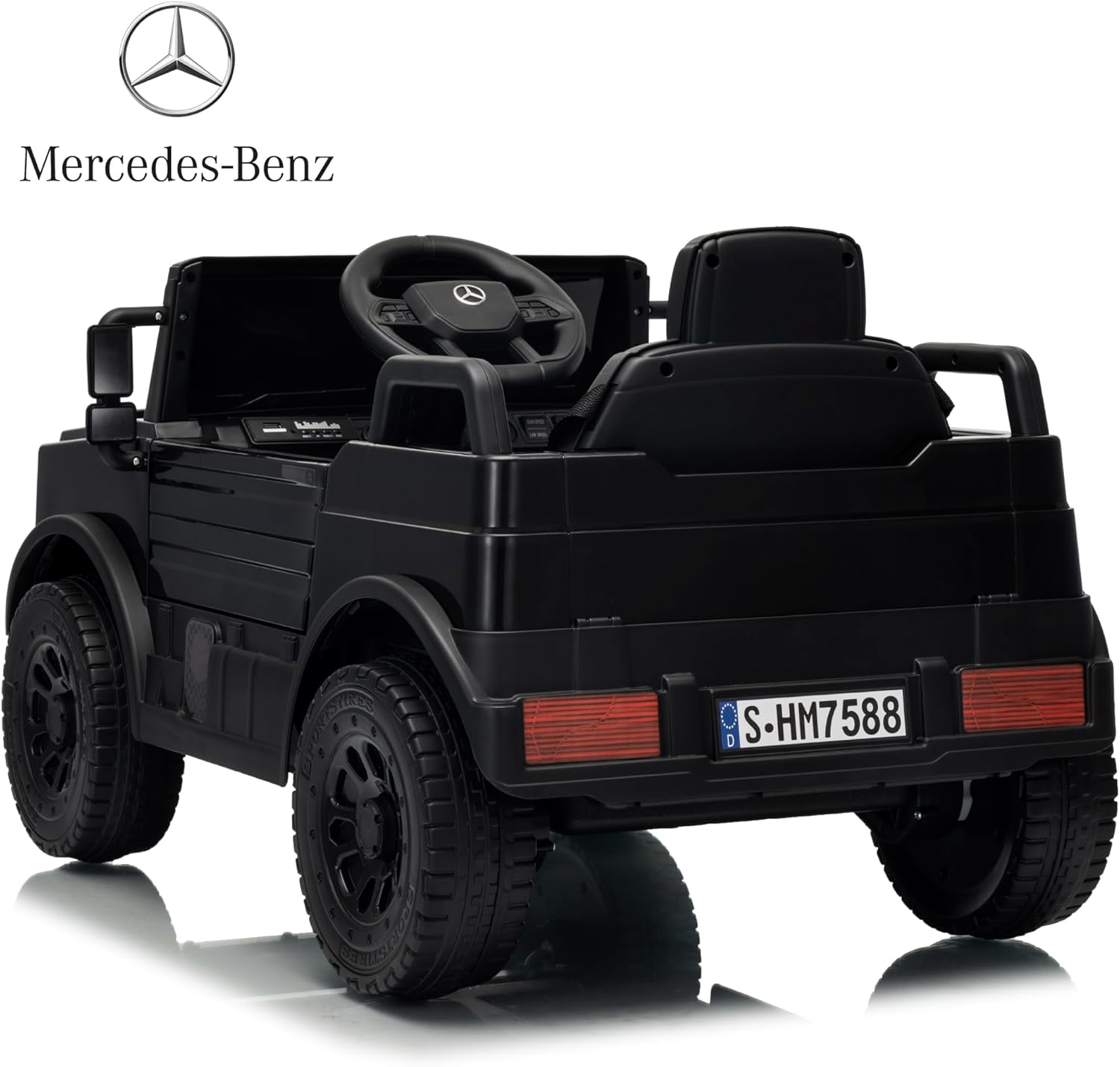 Kids Cars, 12V Ride on Car, Electric Car for Kids with Parent Remote Control, LED Headlights, Music Player,Bluetooth