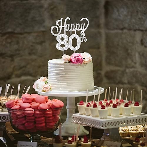 Miniatura 370 de LINGTEER Decoración de pastel de diamantes de imitación dorados para cumpleaños número 15 – Cheers to 15th Birthday Quince años de edad, decoración