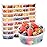 [8 oz. -24 Pack] Glotoch 1 Cup Soup Containers with Lids, Eco-Friendly Plastic Take Out Bowls, Microwave, Freezer & Dishwasher Safe, BPA-Free