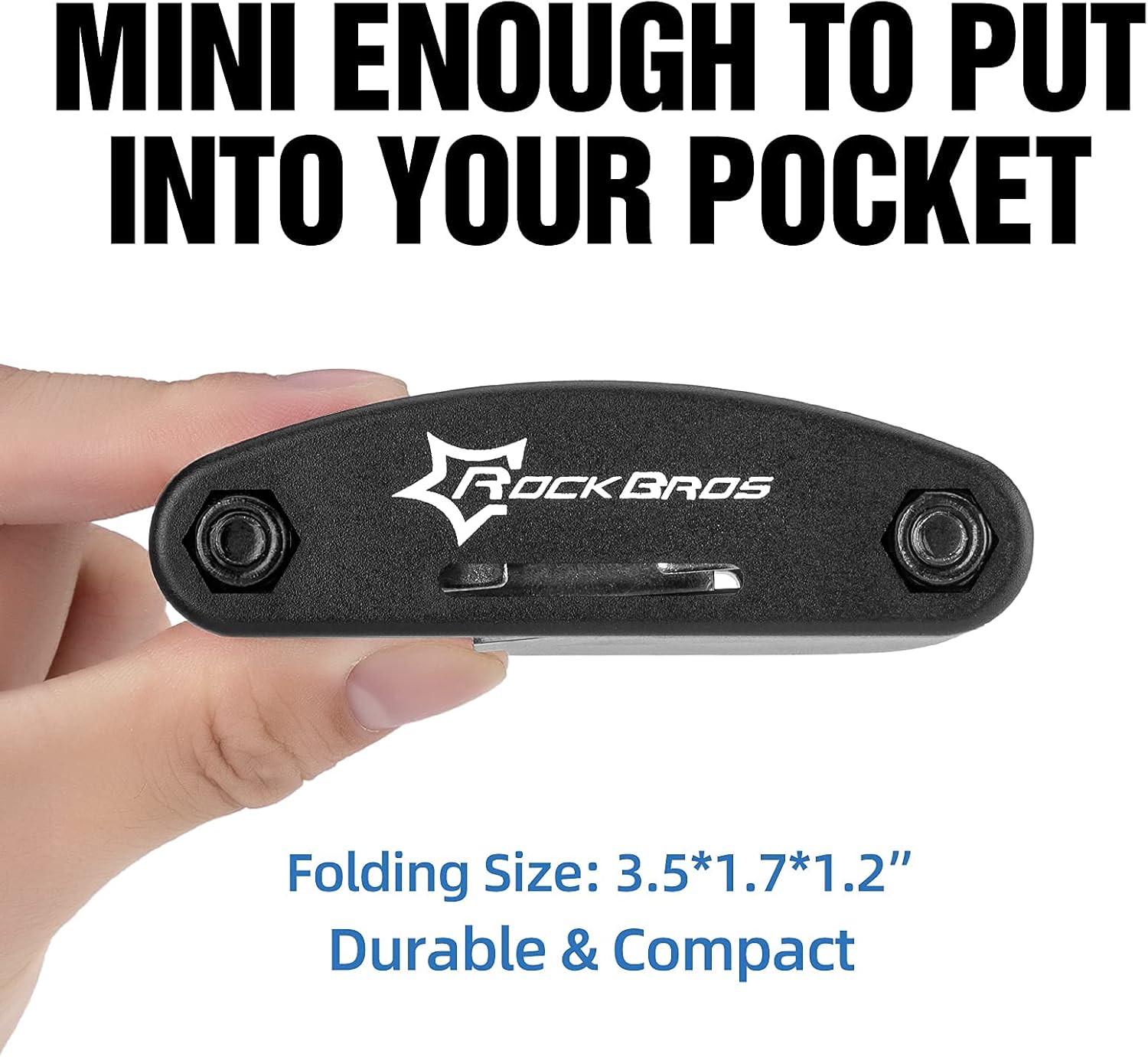 ROCKBROS Bike Repair Kits 16 In 1 Multi-Function Bike Tool Kits Portable Foldable Bike Multitool Cycling Tool Kit Bike Tool Allen Wrench Tire Levers : Sports & Outdoors