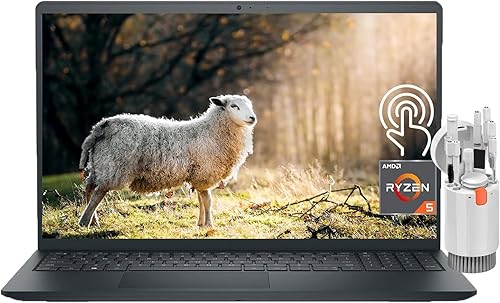 Dell 2023 Laptop Inspiron 15 Business más reciente, pantalla táctil FHD de 15.6 pulgadas, procesador AMD Ryzen 5-7530U (6 núcleos), 16 GB de RAM,