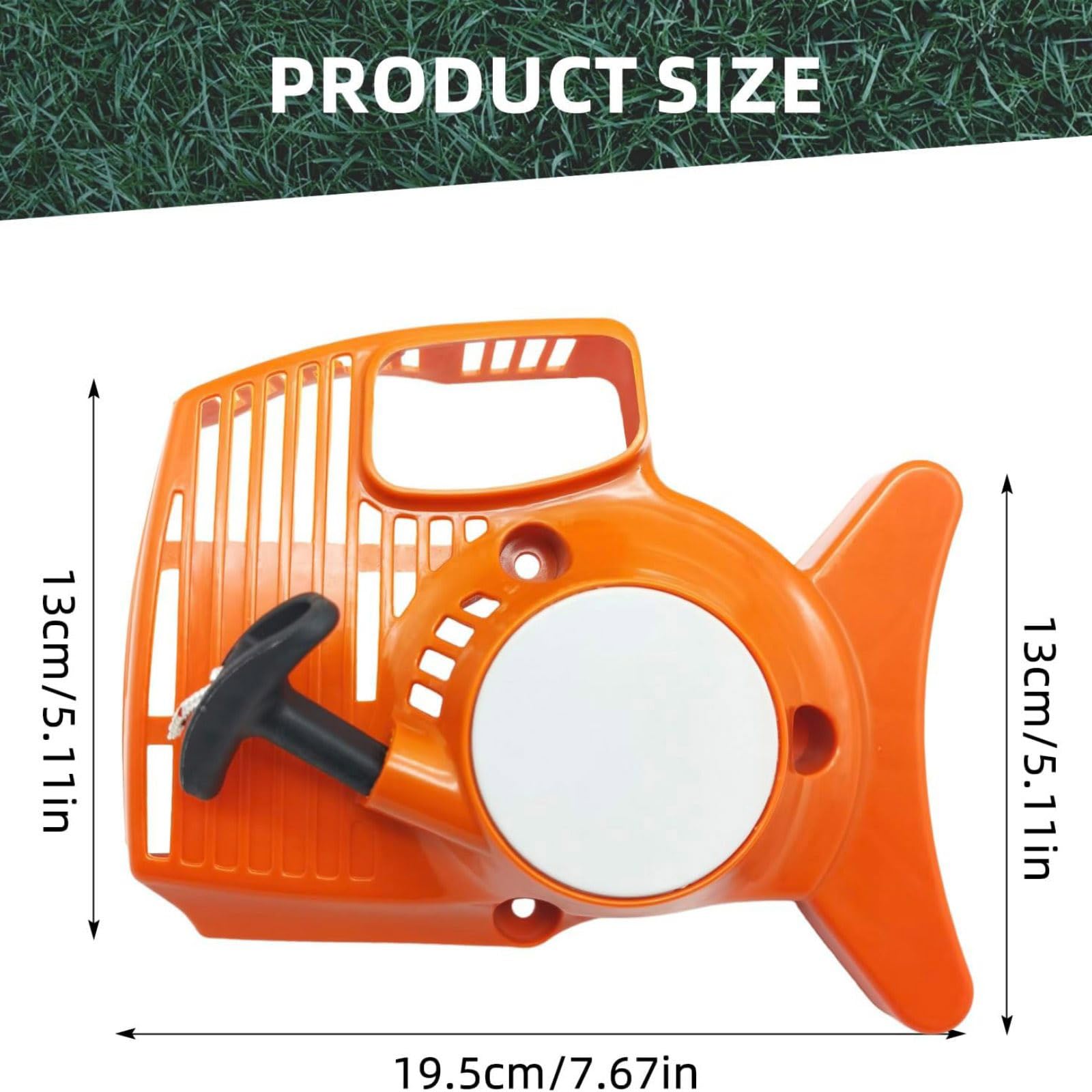 Rasenmäher-Ersatzzubehör Rasentrimmer Recoil Starter für Stihl FS38, FS45, FS45L, FS46, FS55, FS55C, FS55R, FS55RC, FS55T, FC55, HL45, KM55, KM55C, KM55R, KM55RC Rasentrimmer