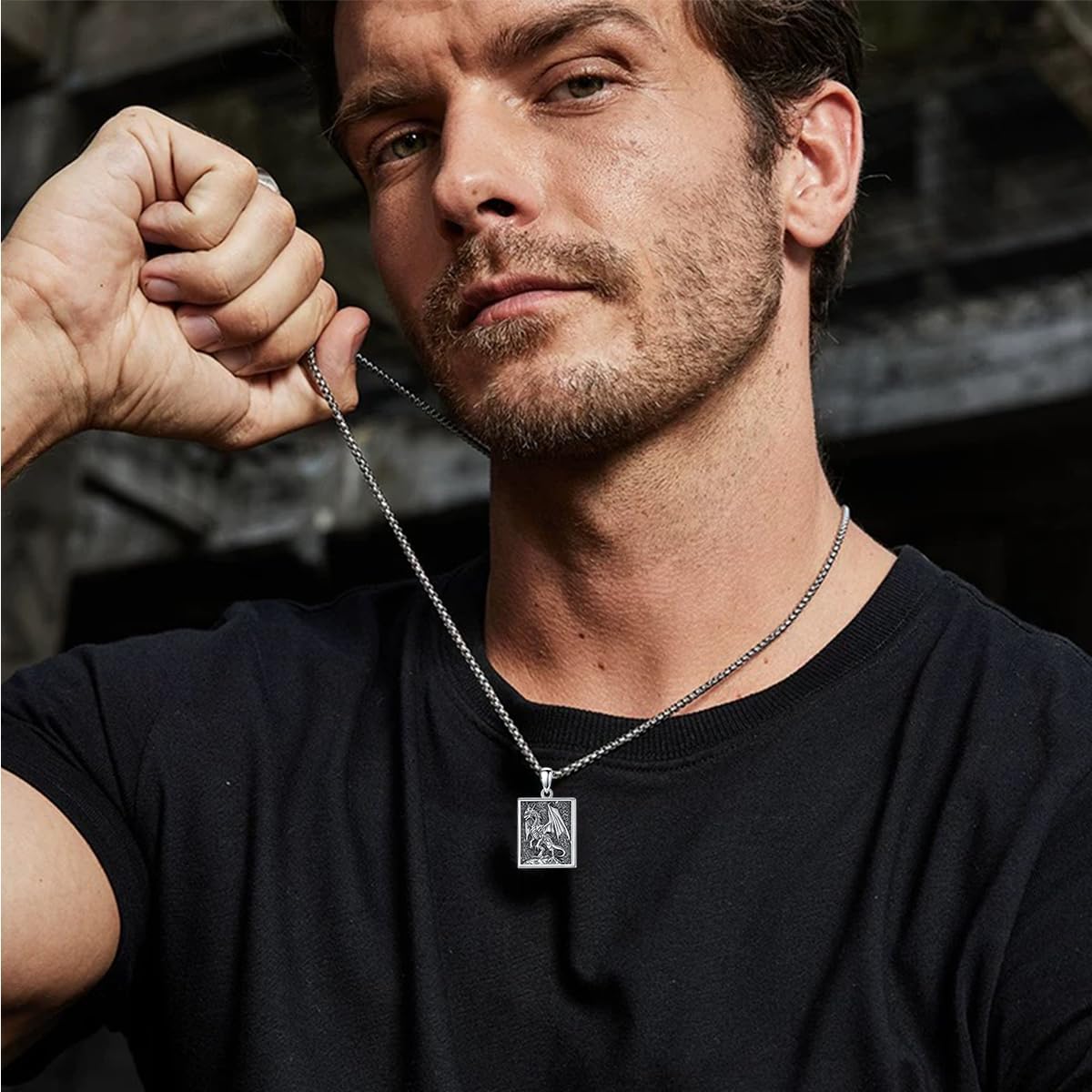 PELOVNY Locket Necklace That Holds Pictures 925 Sterling Silver Photo Locket Pendant Birthday Christmas Memorial Jewelry Gifts for Women Men - Image 5