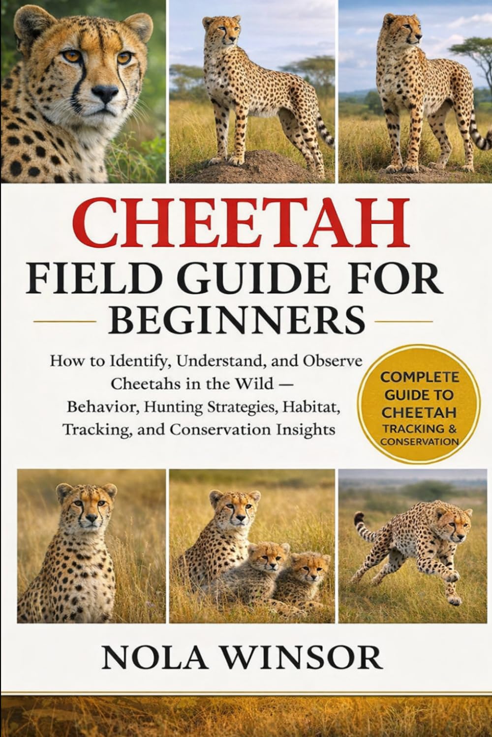 CHEETAH FIELD GUIDE FOR BEGINNERS: How to Identify, Understand, and Observe Cheetahs in the Wild — Behavior, Hunting Strategies, Habitat, Tracking, and Conservation Insights