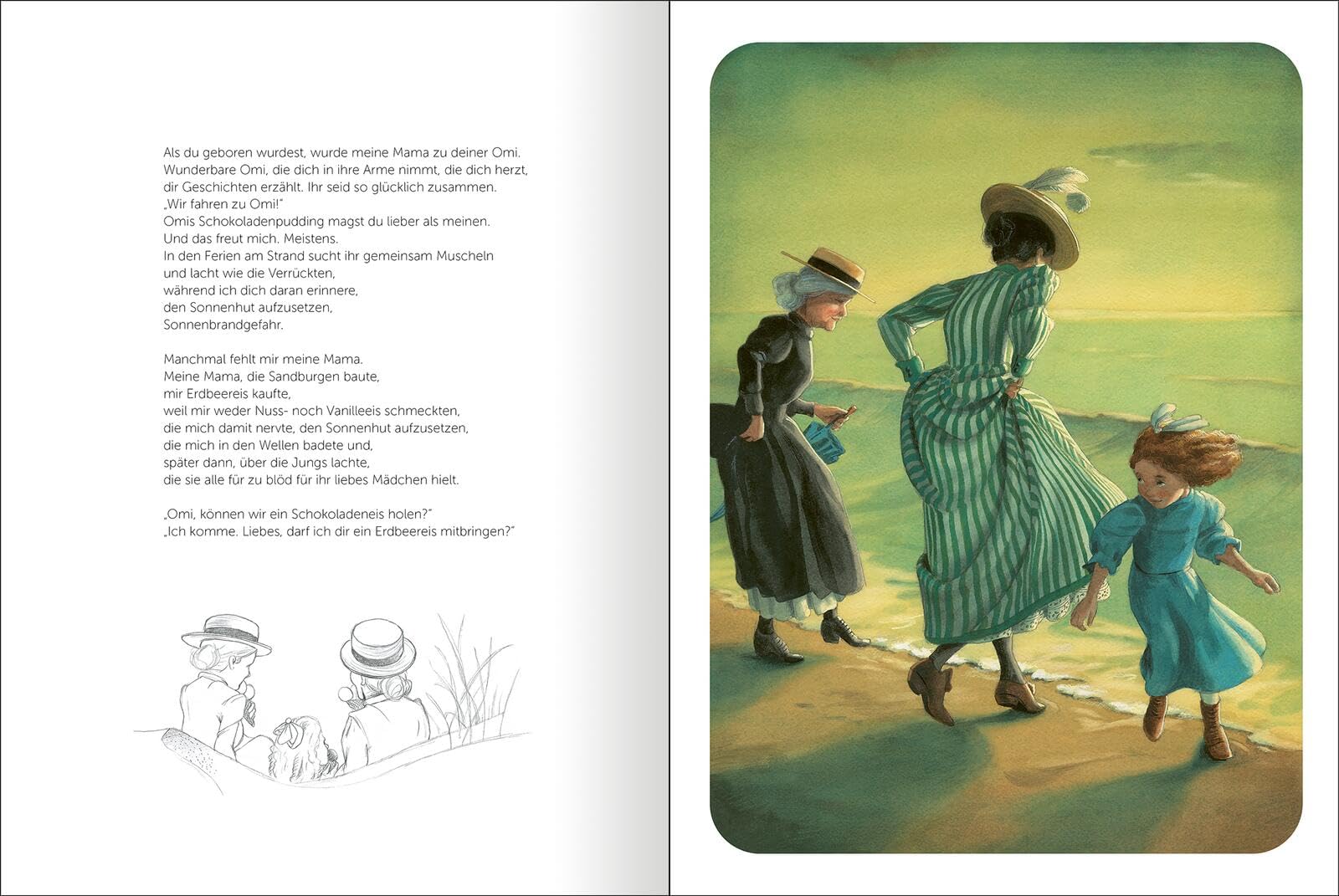 Oma und Opa: Poetisches Geschenk-Bilderbuch | Geschenk für Großeltern (Geschenkbilderbücher Quentin Gréban)