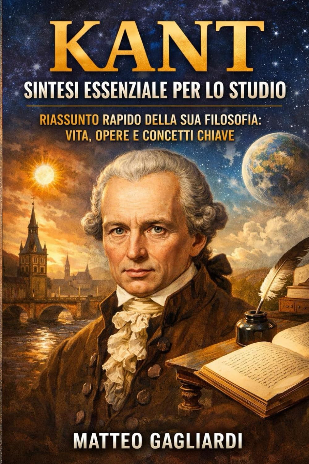 Kant: Sintesi essenziale per lo studio: Riassunto rapido della sua filosofia: vita, opere e concetti chiave (La Filosofia spiegata Semplice)