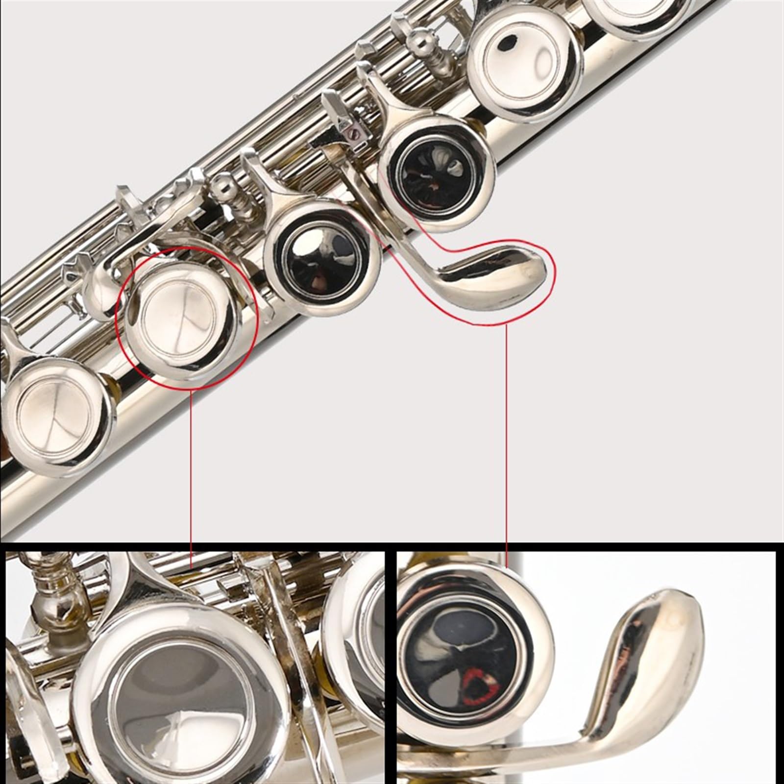 Strumento Flauto Flauto Traverso In Do Per Principianti Esame Flauto Traverso Nichelato 16 Fori Chiusi Strumento