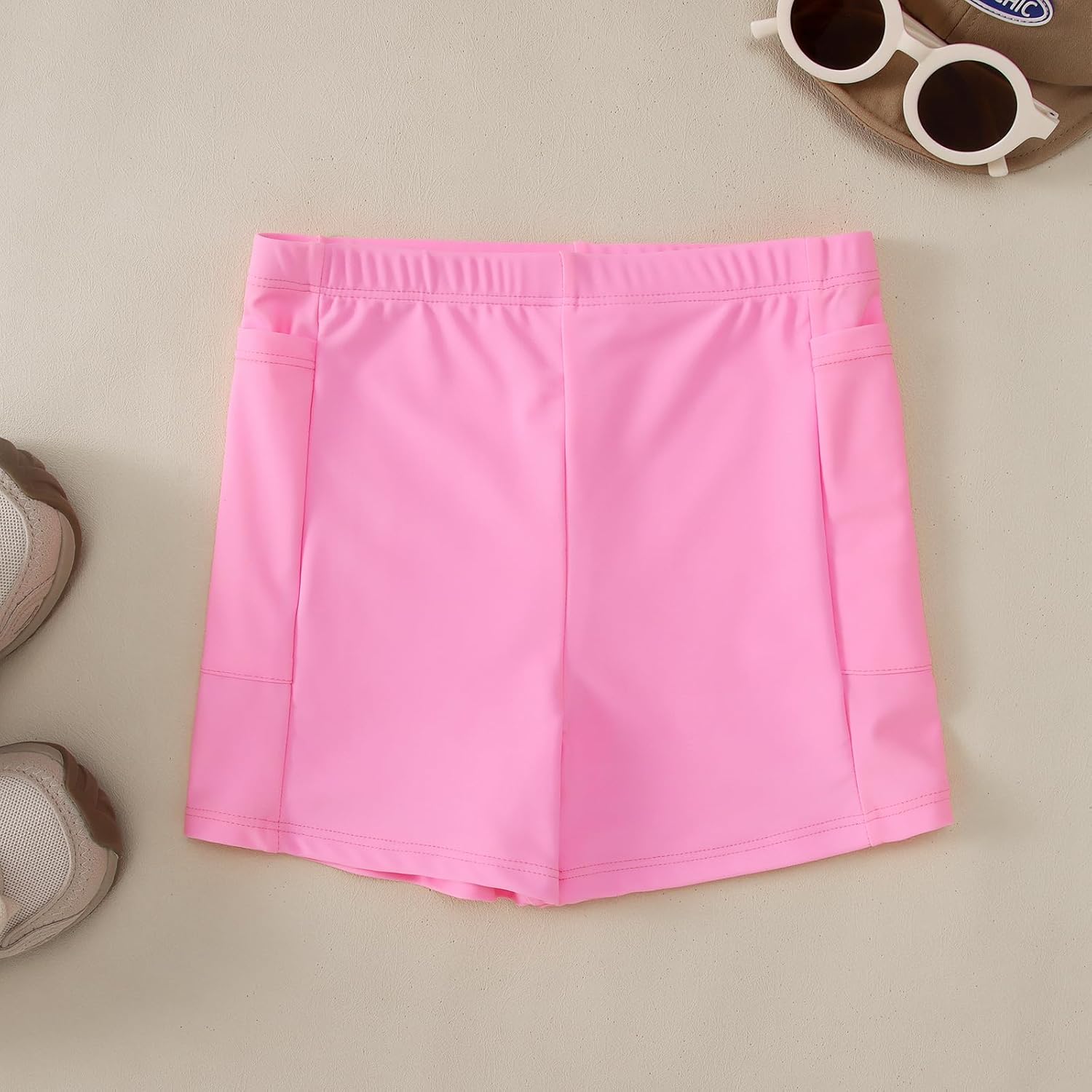 Girls Tennis Dress Golf Outfit Sleeveless Tank Top and Sport Skorts Set Pocket Kids Athletic Clothes with Shorts - Image 6