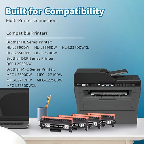 Miniatura 2 de Palmtree TN760 Tóner para impresora Brother compatible con Brother TN760 TN 730 Toner TN-730TN-760 para impresora MFC-L2750DW HL-L2370DW MFC-L2710DW