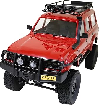 lalarimi C54-1 LC80 Rock Crawler 4x4 1/16 RC Car, All-Terrain Compatible, Metal Chassis, Vacuum Tire, 45  Climbing, Spare Tire Included, Adult Hobby, Off-Road Radio Control, Perfect Gift