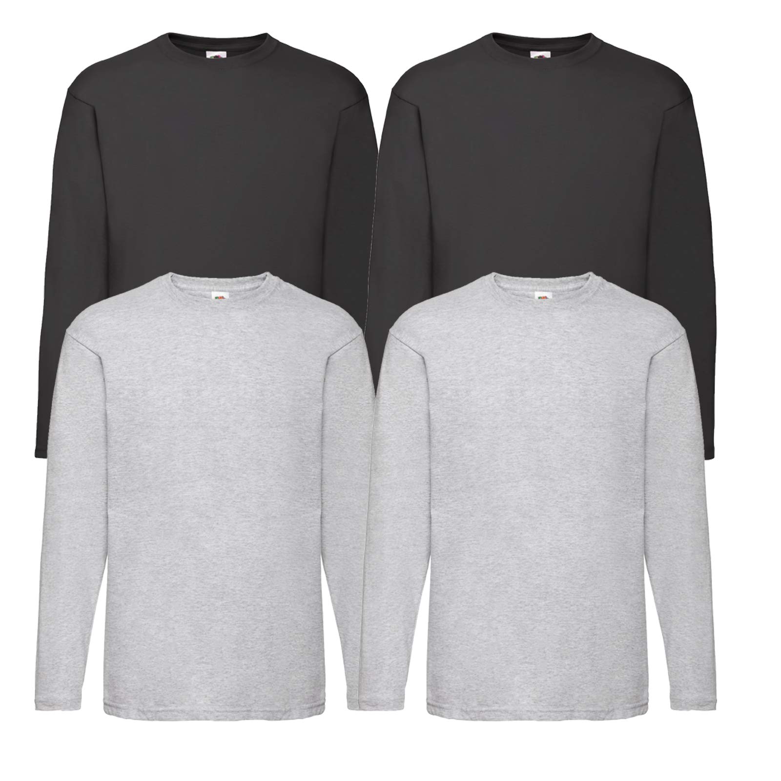 Fruit of the Loom Men's Valueweight Long Sleeve Sports Top, XXL
