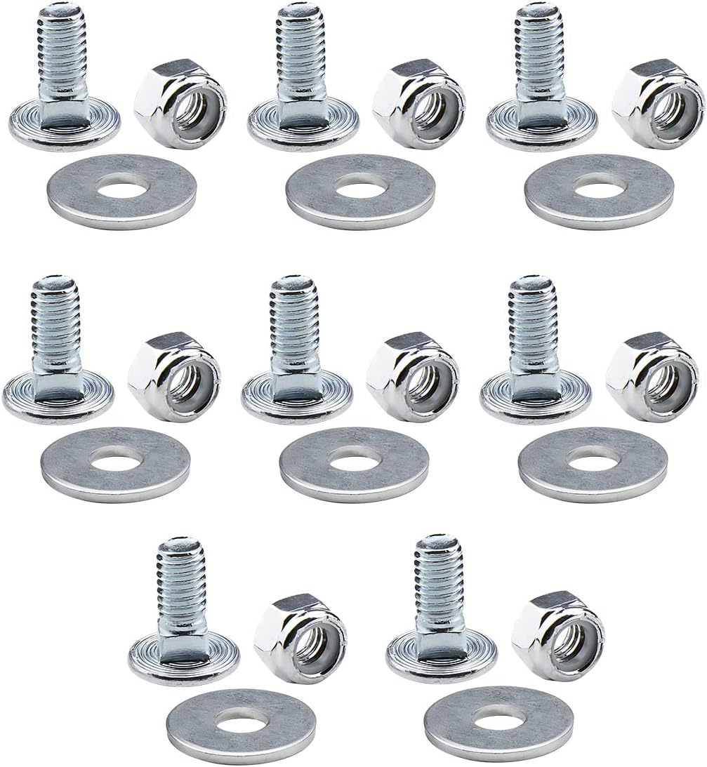 HYYLU (8 Packs) 7100451 Stainless Steel Carriage Bolts