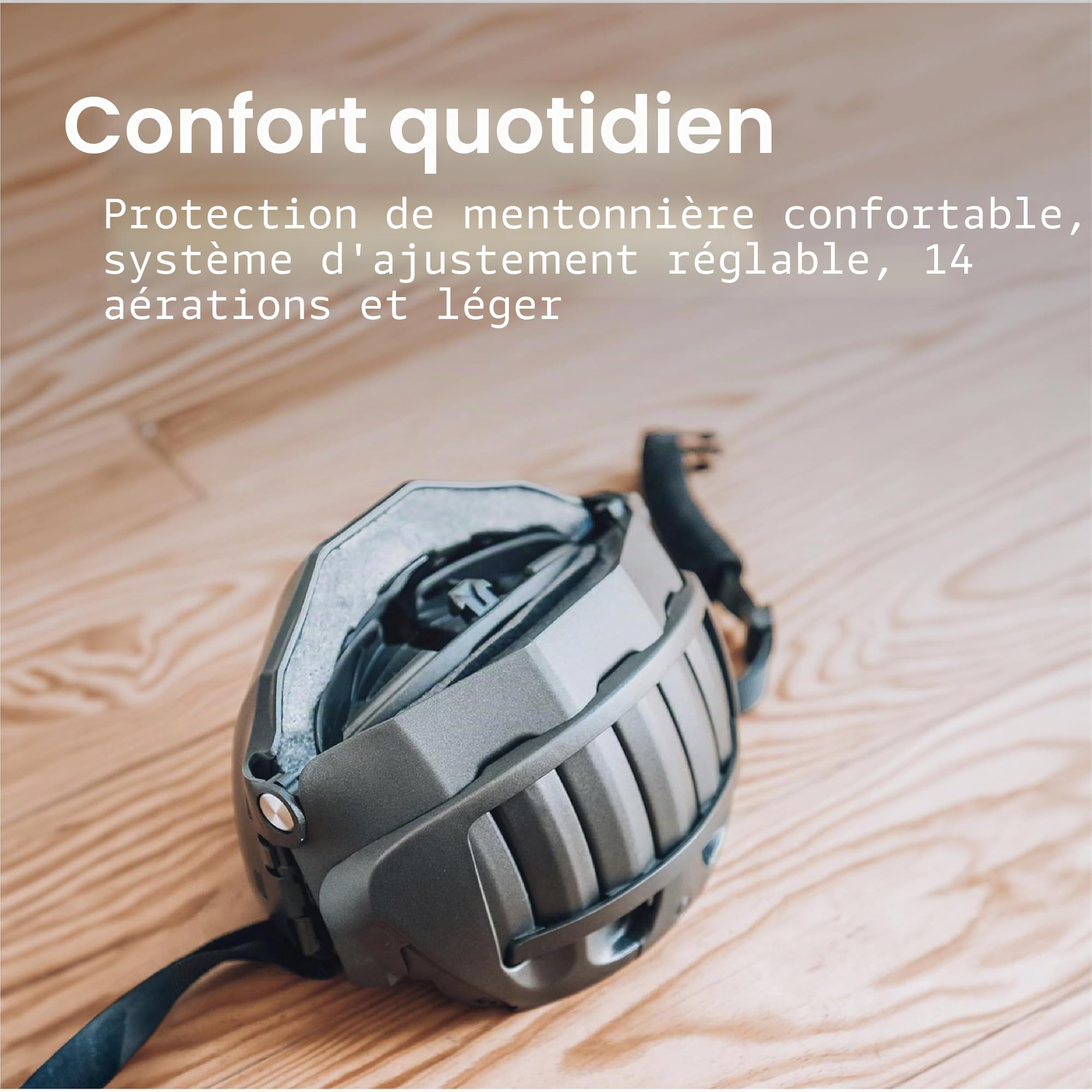 Overade Innovation Française - Casque Pliable Plixi Pour Vélo, Trottinette, Rollers. Certifié Ce En1078, Protège Comme Un Casque Classique. Volume Divisé Par 3. Deux Tailles.