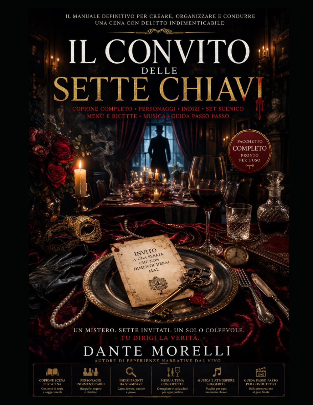 Il convito delle sette chiavi: Manuale completo per creare, organizzare e condurre una cena con delitto indimenticabile