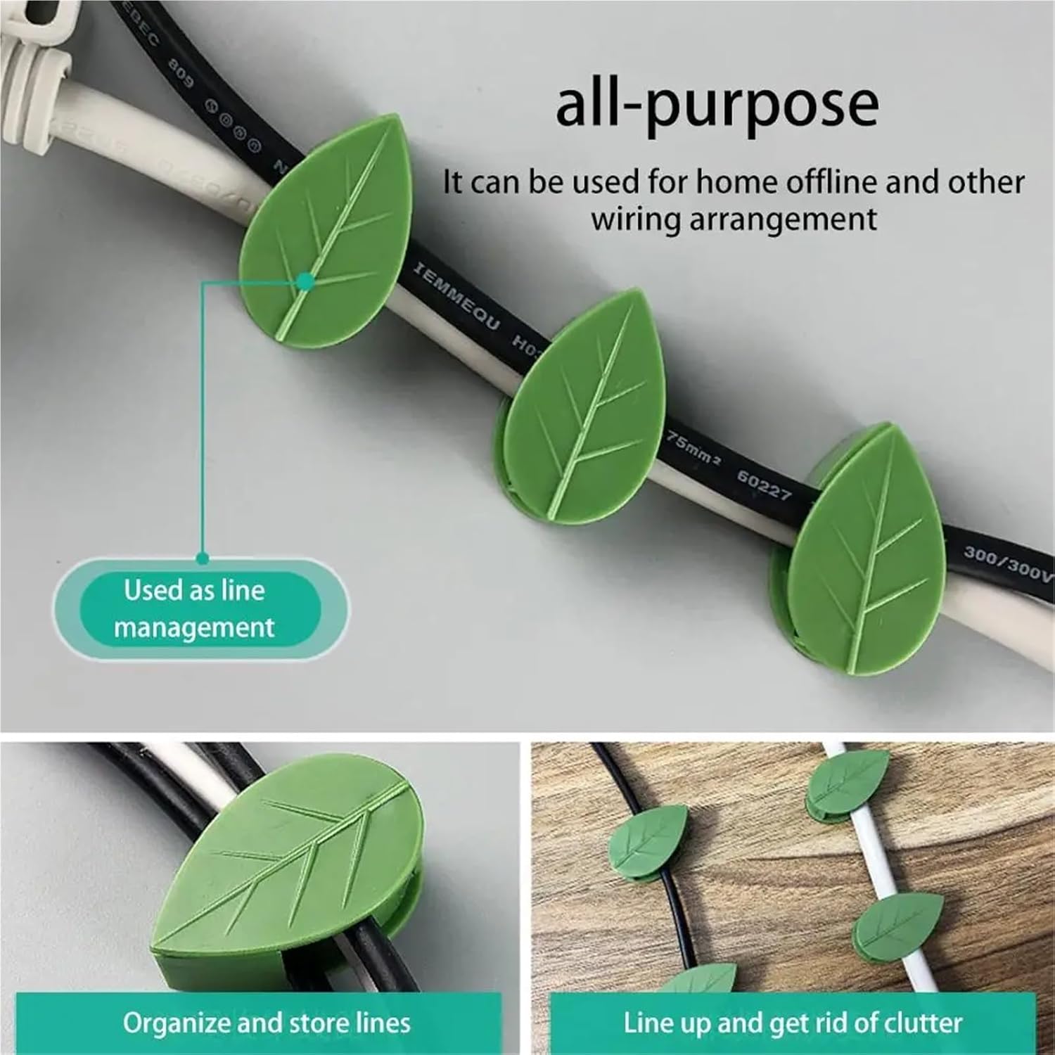 Plant Clips 300 PCS Wall Rattan Clamp Clip Home Decor and Organizing Plant Clips for Gardening