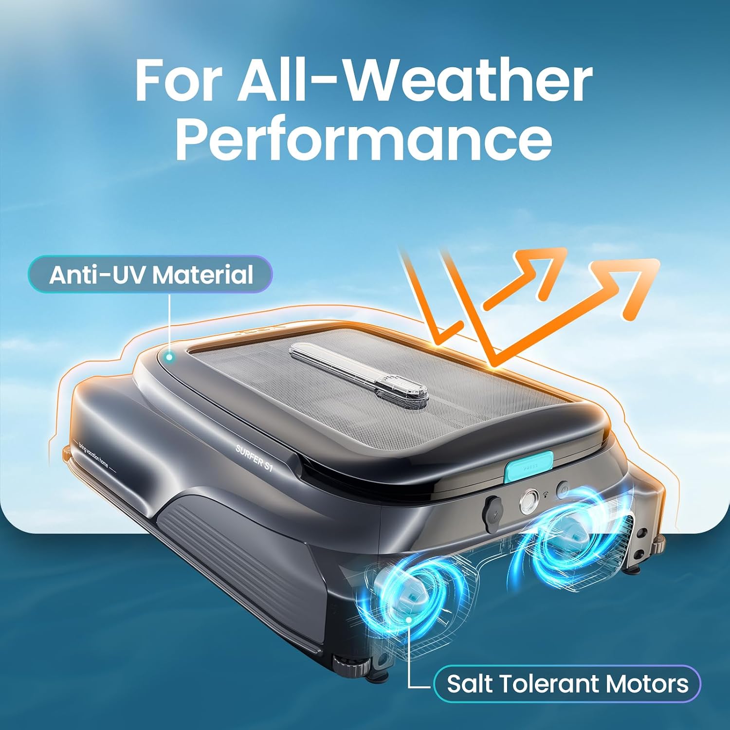 Aiper Surfer S1 Solar Pool Skimmer Robot